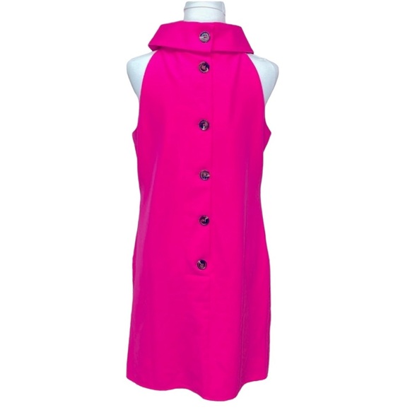 Sail To Sable High Neckline Halter Dress - Picture 4 of 5